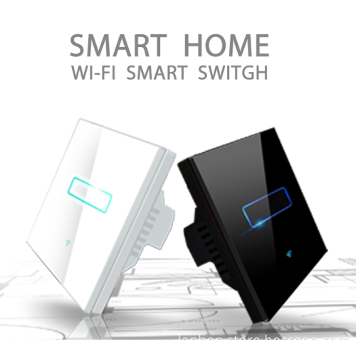 Shenzhen Lanbon L6 wireless wifi control remote touch switch smart home system two-way 1 Gang